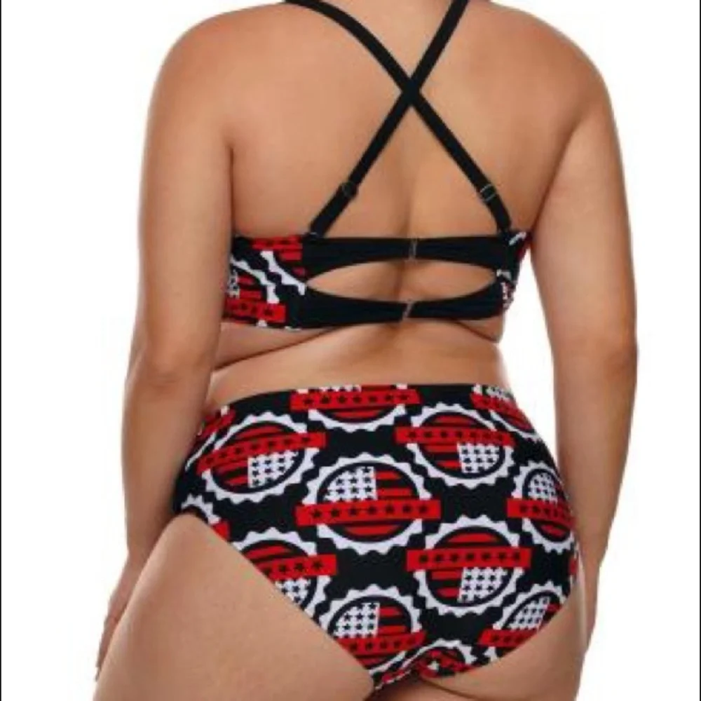 COPY - COPY - Plus Size Two Two Piece Bikini set - Picture 2 of 6